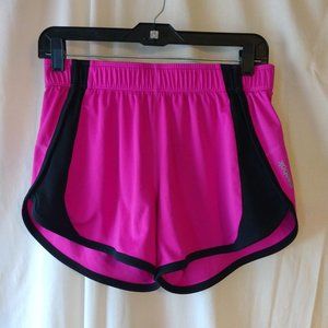 Ladies Size Small Reebok Hot Pink/Black Shorts,